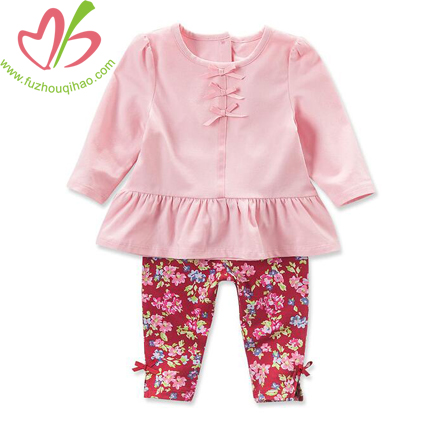 Pink Baby's Long Sleeve Sets