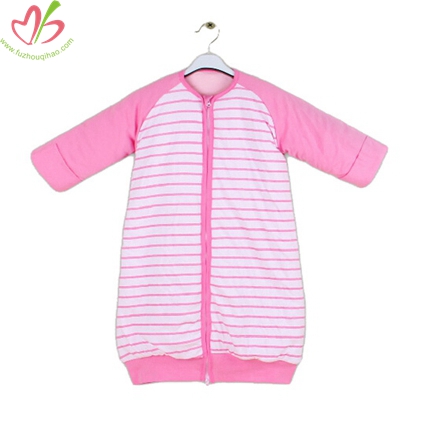 Pink Children Zipper Cotton Sleepbag