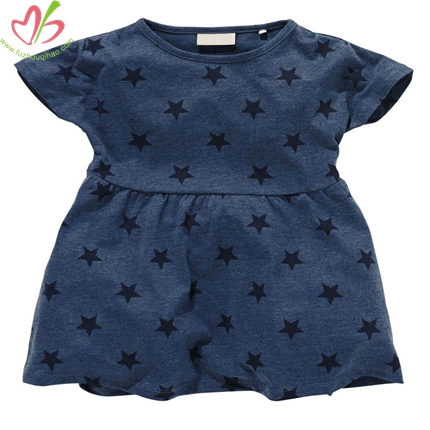 Star Printing Girl's Tunic Top