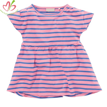 Whotesale Girl's Stripe Tunic Blouse