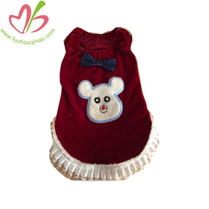 Dog Shirt Pet Clothes Dog Dress Bow