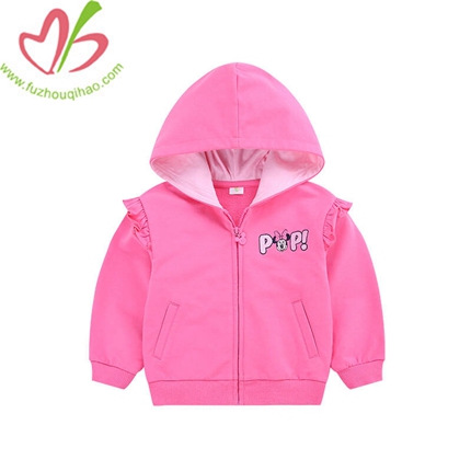 Autumn Long-sleeved Jacket Zipper unlined Of Children Fleece Jacket