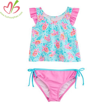 2 pcs Children Girl's Swimsuits