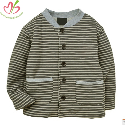 Button Down Unisex Children Coat