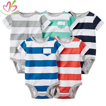 2cm Striped Infant Romper